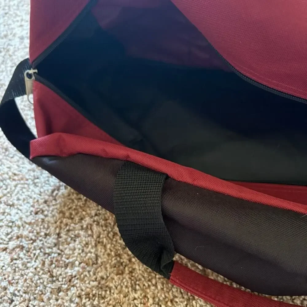 University of South Carolina Red and Black Duffle Bag Fighting Gamecocks